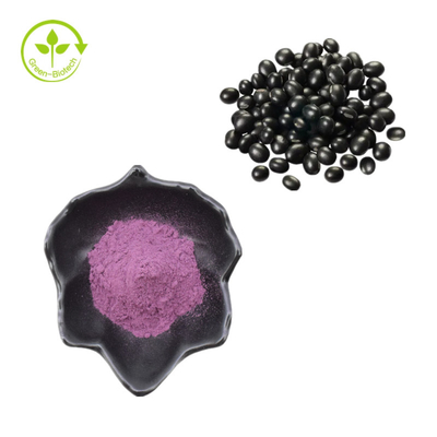Estratto di buccia di fagiolo nero organico naturale puro Estratto di pelle di fagiolo nero Polvere di estratto di scafo di soia nera 10: 1 20: 1