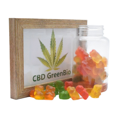 Umore gommoso dell'orso dell'estratto GMP CBD della canapa che migliora la vitamina B della vitamina E