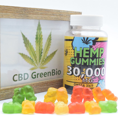 220g CBD puro gommoso per la vitamina B della vitamina E di sonno amplifica migliorare dell'umore di energia