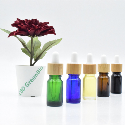 Olio sativa della bottiglia di vetro CBD del contagoccia del nero di controllo 10ml 20ml di dolore dell'olio di tintura del fiore CBD della foglia