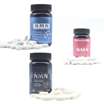 la capsula NMN di 1000mg 1500mg completa l'etichetta privata GMP cascer