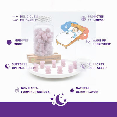 L'orso gommoso della vitamina di sonno per gli adulti migliora la qualità di sonno