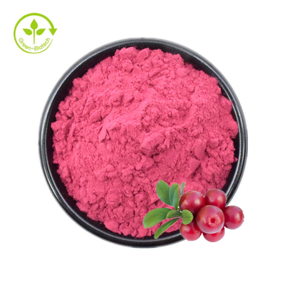 Vaccinium macrocarpon organico dell'estratto della frutta del mirtillo rosso dell'antociano 25% della polvere dell'estratto del mirtillo rosso di 4:1
