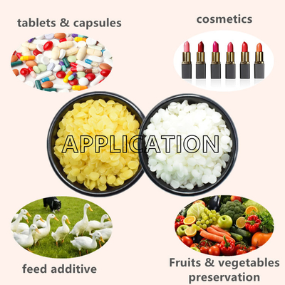 Granello bianco di 100%/giallo puro della cera d'api per alimento cosmetico/industriale
