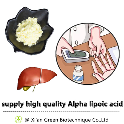 Materiali 1077-28-7 di Alpha Lipoic Acid CAS Alpha Lipoic Acid Powder Raw