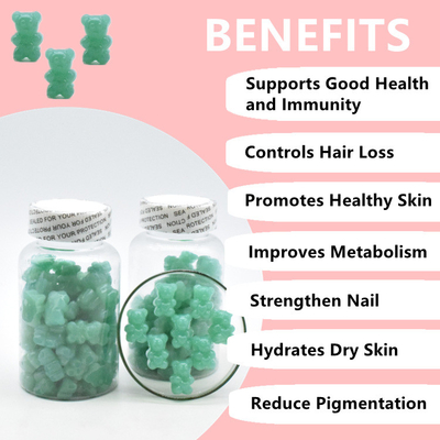 La vitamina sana della biotina dell'orso di Gummies del prodotto di cura completa per la crescita dei capelli