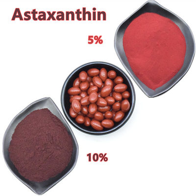Polveri naturale pura 1% - 10% dell'astaxantina dell'estratto del Pluvialis di Haematococcus