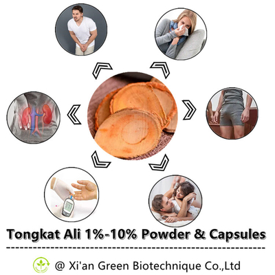 Vigore &amp; energia organici di Tongkat Ali Capsules Eurycoma Longifolia Tongkat Ali Root Extract Capsules Supports