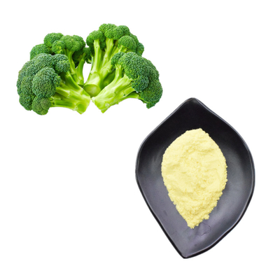 1% 13% 20% 28% Sulforaphane spolverizzano i broccoli organici germogliano la polvere dell'estratto