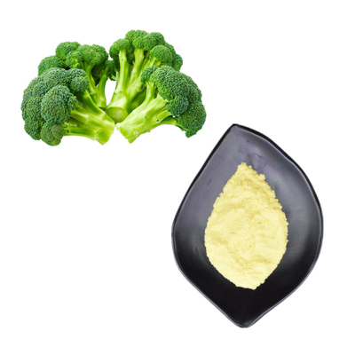 1% 13% 20% 28% Sulforaphane spolverizzano i broccoli organici germogliano la polvere dell'estratto
