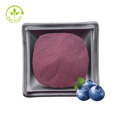 Frutta liofilizzata Juice Extract Anthocyanin Powder del mirtillo della polvere del mirtillo