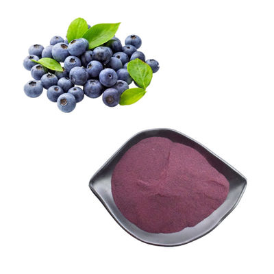 Estratti vegetali Polvere di mirtilli 25% Estrazione di antocianine