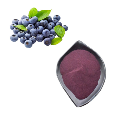 Succo di mirtilli naturale in polvere antocianina 25%