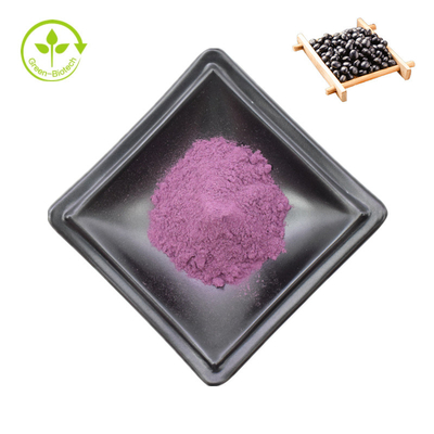 Polvere di estratto di buccia di fagiolo nero puro sfuso 25% di antocianidine