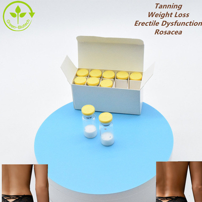 990,9% Peptidi di Melanotan-II Costruzione del corpo Polvere liofilizzata 10 mg/ flaconcino