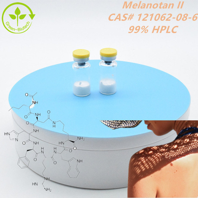 990,9% Peptidi di Melanotan-II Costruzione del corpo Polvere liofilizzata 10 mg/ flaconcino