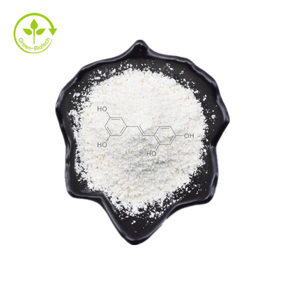 Fornitura di fabbrica Resveratrolo di grado cosmetico 99% Puro Resveratrolo in polvere bianco