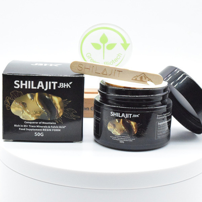 Pianta naturale pura estrae resina di Shilajit con ricco acido fulvico proveniente dall'Himalaya