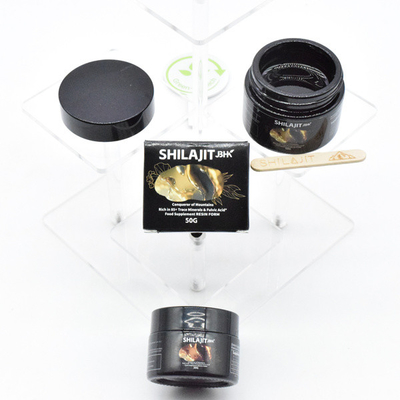 Resina Shilajit organica pura dell'Himalaya 85+ complesso di minerali a traccia