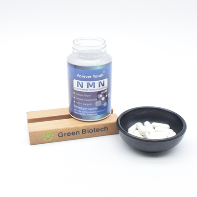 99% NMN puro Nicotinamide Mononucleotide in polvere Capsule Anti-aging