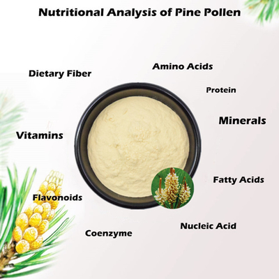 Fornire polvere naturale di estratto di polline di pino per uso cosmetico