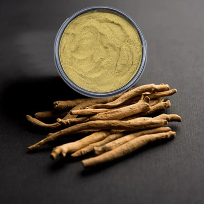 Estratto di radice di Ashwagandha Polvere marrone 5% Withanolide Per Capsule di Ashwagandha Maca