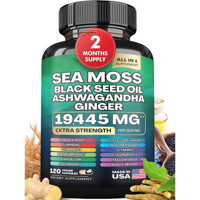 Oem Organic Nutrizione naturale Migliorare la memoria Capsule Muschio di mare Supplemento di assistenza sanitaria