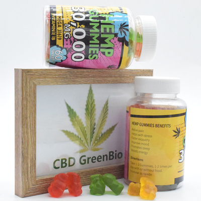25mg vasta ansia di spettro CBD Gummies che libera premio organico
