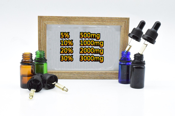Vasta ansia di spettro che riduce l'olio vergine 500mg 1000mg 2000mg di CBD