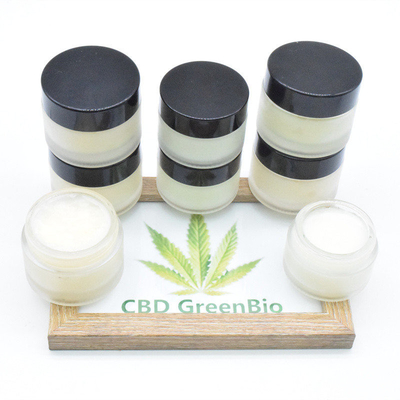 Imbiancatura della crema organica antiossidante dell'olio della canapa CBD della crema di fronte di CBD