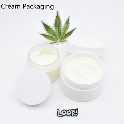 Imbiancatura della crema organica antiossidante dell'olio della canapa CBD della crema di fronte di CBD