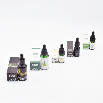 Olio THC di spettro CBD del ODM dell'OEM vasto libero per cura sana 500mg 1000mg