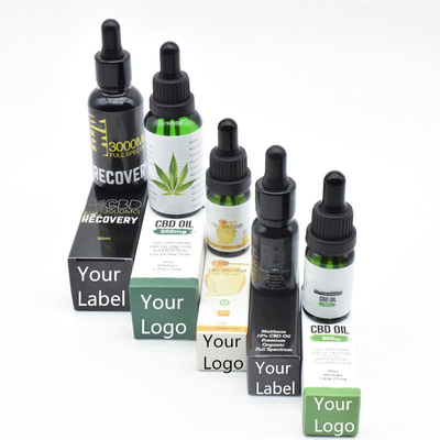 Olio THC di spettro CBD del ODM dell'OEM vasto libero per cura sana 500mg 1000mg