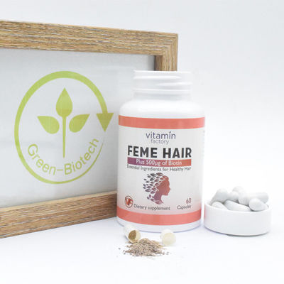 Capsule della pelle dell'unghia dei capelli della biotina dell'integratore alimentare della vitamina dei capelli dell'etichetta privata