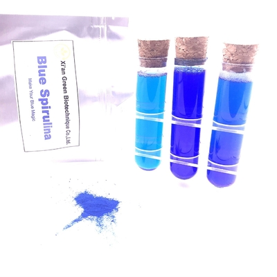 La ficocianina blu di Spirulina di coloranti alimentari naturali puri di iso spolverizza il valore E18