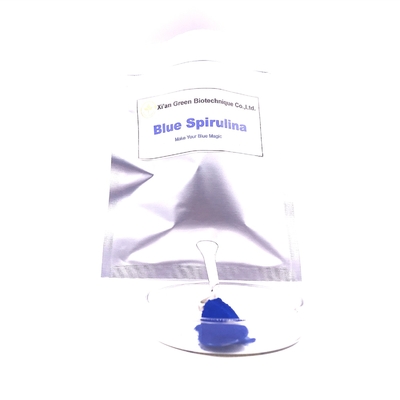 polvere blu pura di 0.1g/1000ml Spirulina per i frullati E6 che promuovono sistema immunitario
