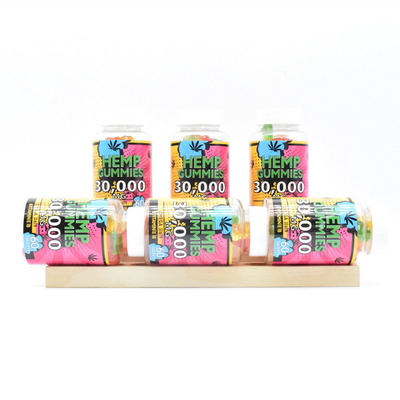 Commestibile gommoso di dolore del rilascio 25mg della canapa CBD di GMP 60 Gummies per bottiglia
